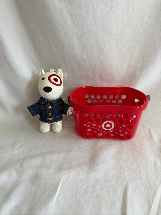 Target Accessories - Target Blue Jeans Bullseye Bag Charm with Target Mini Shopping Basket